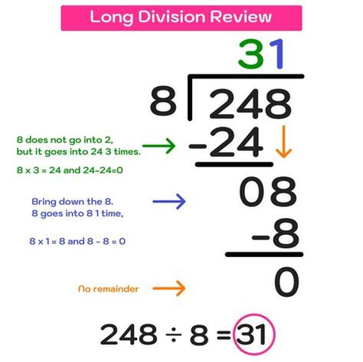 Long Division (Decimals) 8 and 29