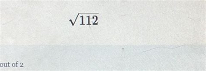 sqrt(112)
