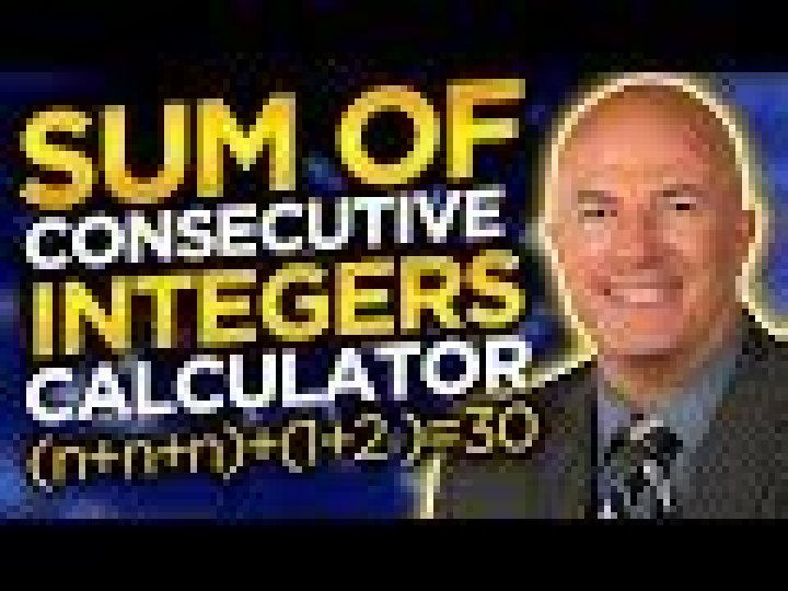 Sum of Three Consecutive Integers Calculator